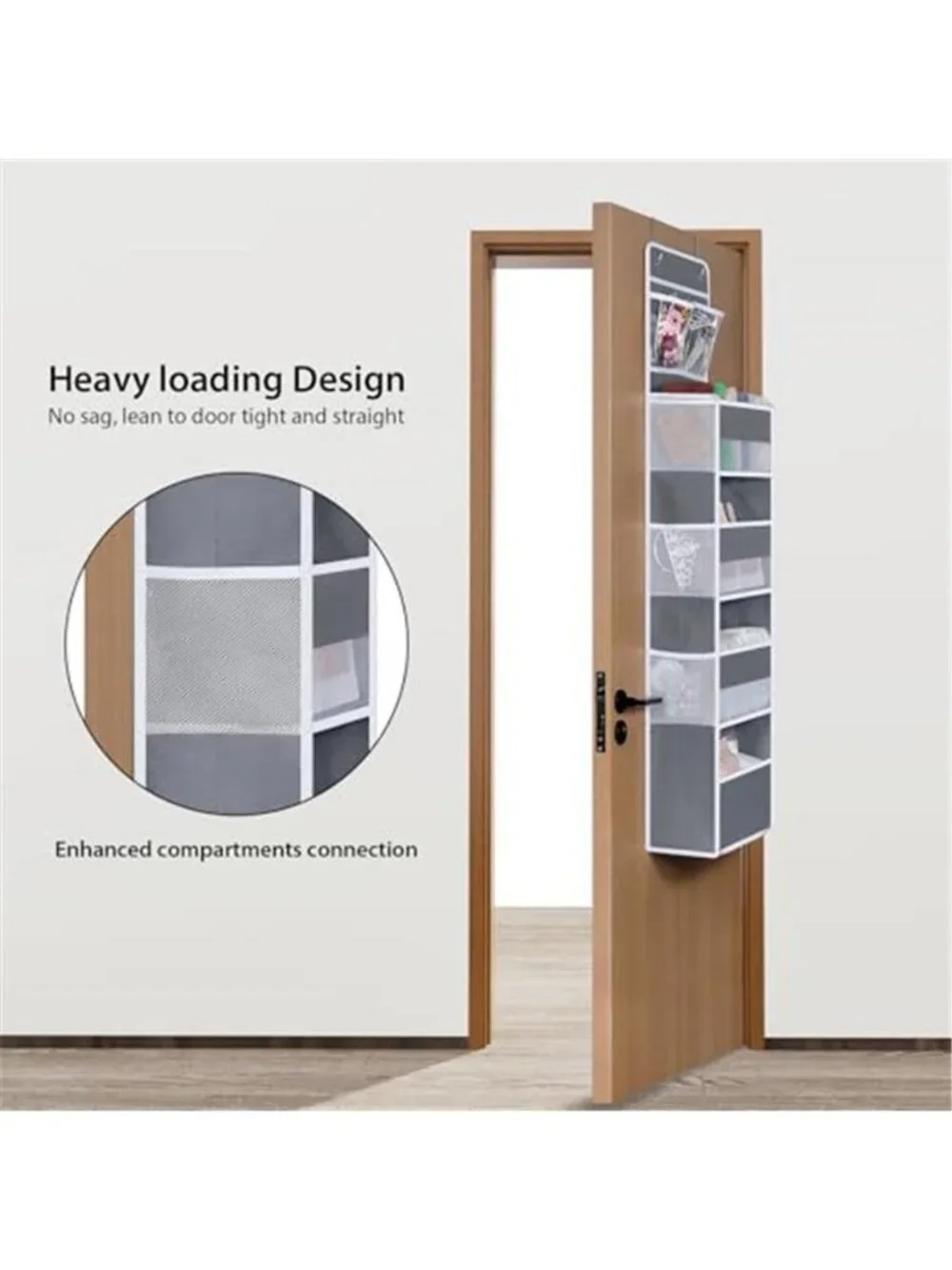 Over Door Organizer Hanging Storage Shelves Closet Nursery Bathroom Pockets